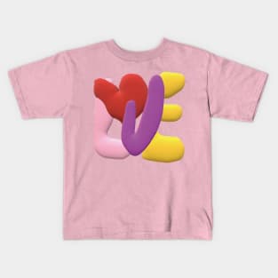 Happy Valentine Day - LOVE Kids T-Shirt